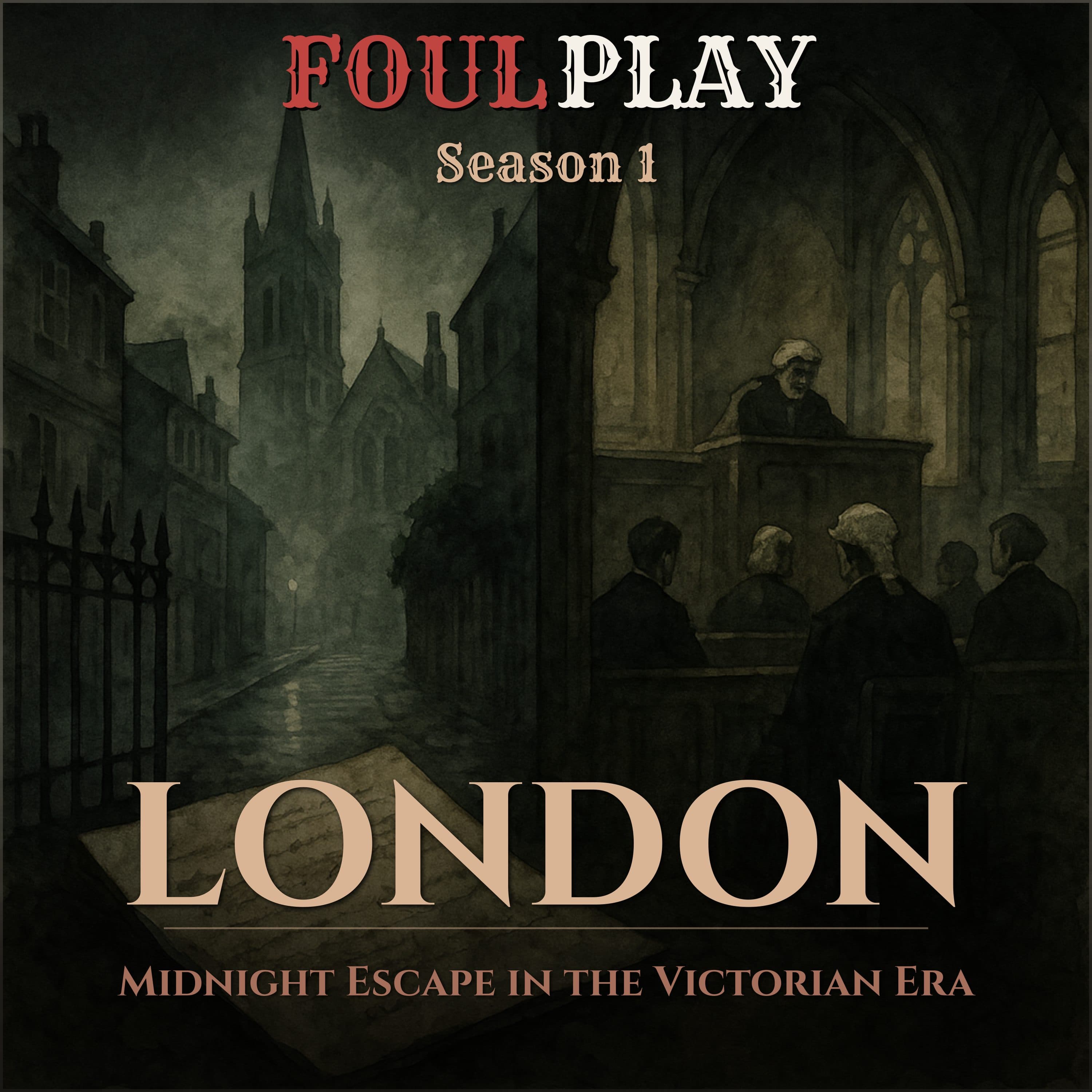 London: Midnight Escape in the Victorian Era